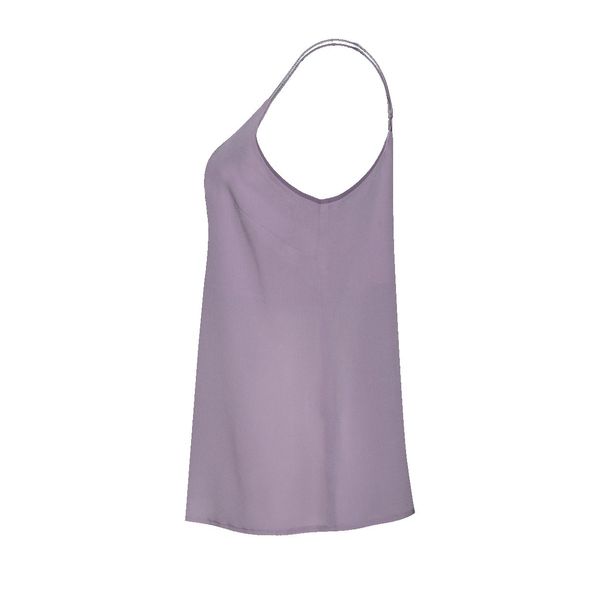 LAVENDER SILK TOP photo