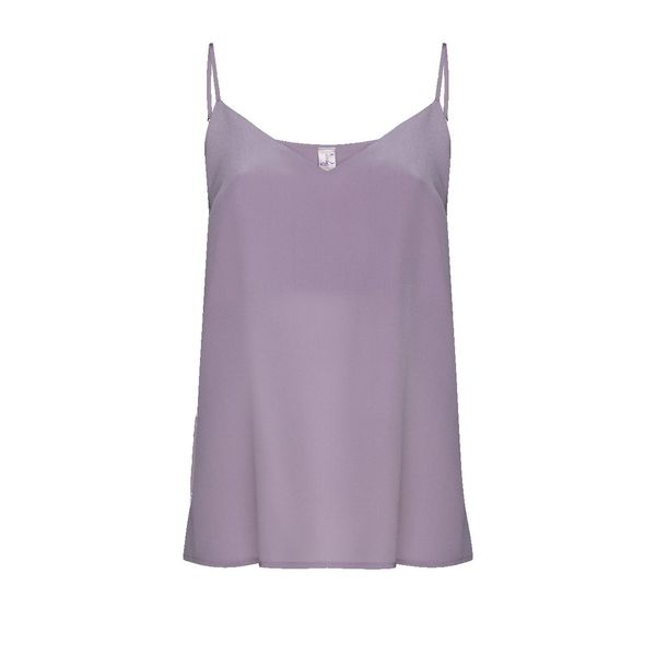 LAVENDER SILK TOP photo