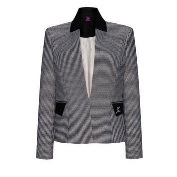 BLACK AND WHITE JACKET photo