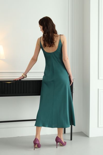 Сукня "сліп-дрес", смарадгова  фото