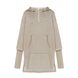 BEIGE MELANGE HOODIE, XS