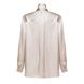 BEIGE SILK BLOUSE, XL