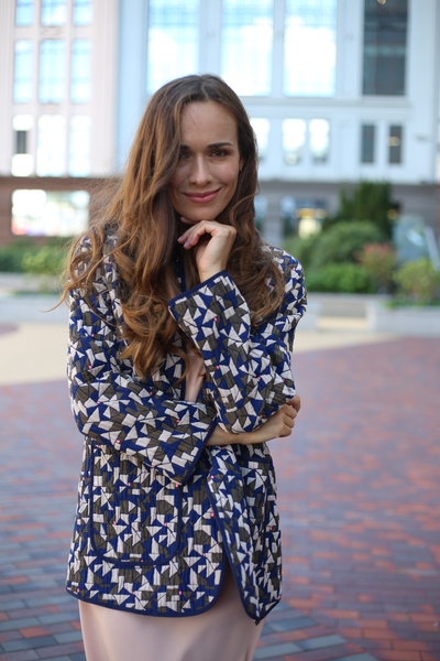 DOUBLE-SIDED BLUE JACKET photo