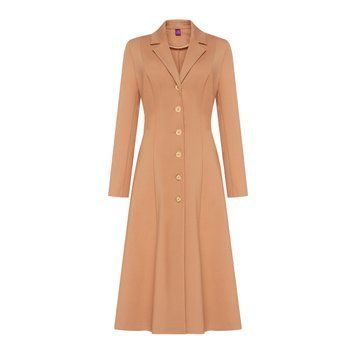BEIGE JERSEY DRESS photo