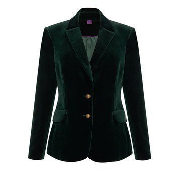 VELURE DARK GREEN JACKET photo