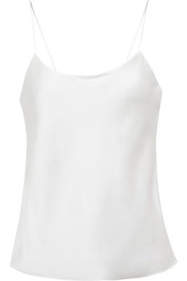 Блуза шовкова біла фото