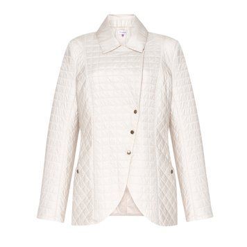 BEIGE QUILTED JACKET photo