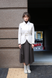 BEIGE QUILTED JACKET, M
