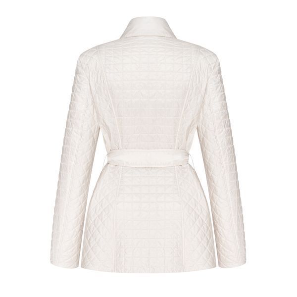 BEIGE QUILTED JACKET photo