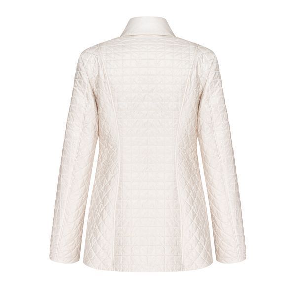 BEIGE QUILTED JACKET photo