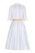 Сукня в біло - блакитну смужку, бавовняна SUL2305 фото 2