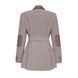 BEIGE JACKET WITH ECO LEATHER, XS