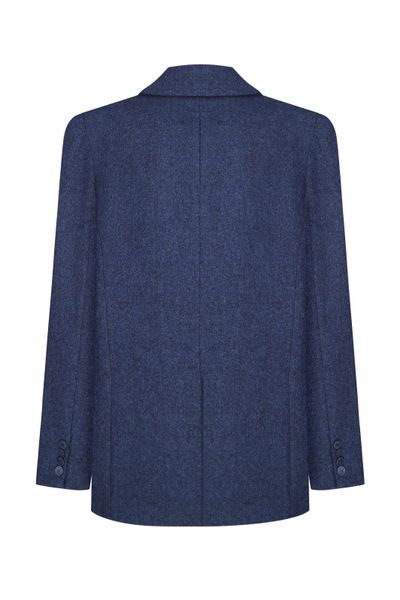 Blue wool jacket photo