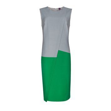 GRAY-GREEN DRESS photo
