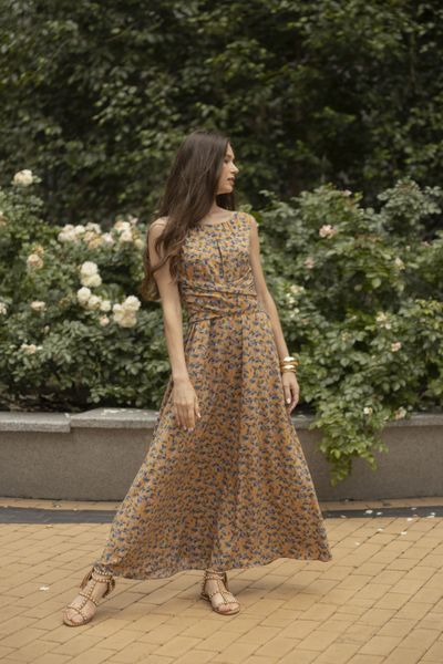 Сукня міді з віскози  фото