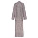 Blue checked pajamas, L