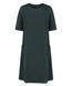 Dark green silk dress, S