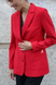 RED WOOL JACKET, XS
