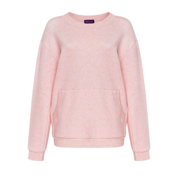 Lightweight pink sweatshirt photo