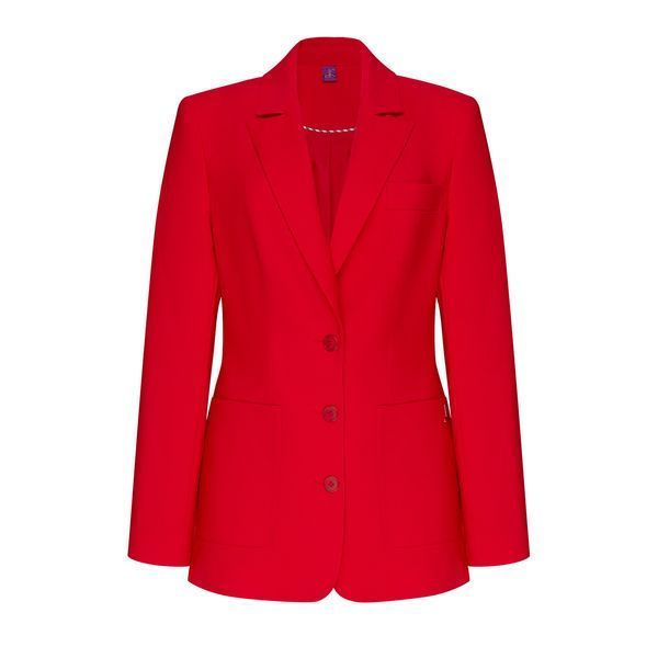 RED WOOL JACKET photo