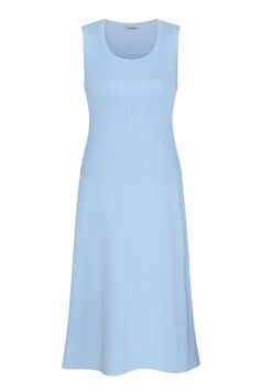 Сукня трикотажна блакитна фото