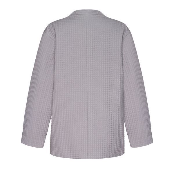 GRAY QUILTED JACKET photo