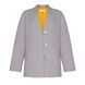 GRAY QUILTED JACKET, XS
