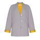 GRAY QUILTED JACKET, XS