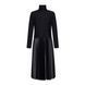BLACK DRESS WITH SILK SKIRT, L