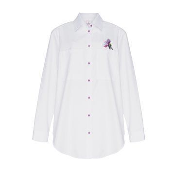 Сорочка біла з вишивкою фото