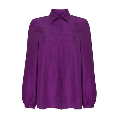 Блуза фіолетова фото