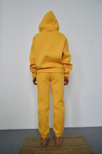 Худі з вишивкою жовтий фото Худі з вишивкою жовтий фото