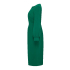 Сукня зелена з шкіряним паском SUZ1806